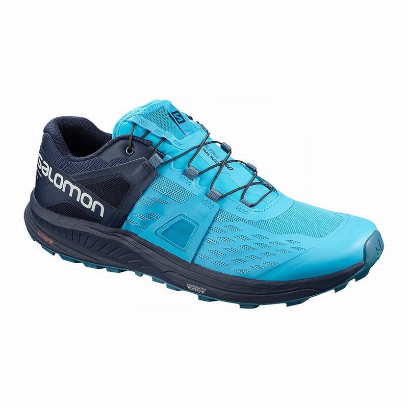 Salomon ULTRA /PRO Zapatillas Trail Running Hombre - Azules - Colombia (17364-XHKO)